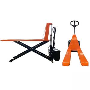 45.28in Portable Hydraulic Lift Table 1500kgs Double Piston Scissor Lift Pallet Jack