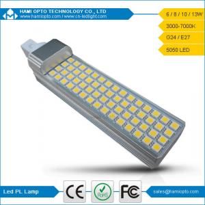 China Interior Lighting 13W 5050 SMD G24 LED Light Bulb, 120 Degree View Angle CE RoHs Approval supplier