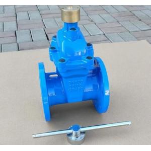 GOST Lock Cast Iron Gate Valve With Flange Connection For Water
