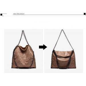 Chains Shoulder Bags Woman's Handbag Changeable PU Leather Bags Brand Design Bag