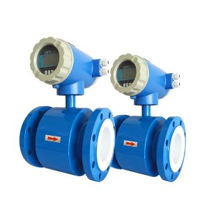 China Intelligent Battery Powered Electromagnetic Flowmeter Integral Type Magmeter Flow Meter for Industrial Process Control Use wholesale
