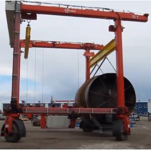 Precast Yard F12-20t Tire Mobile Gantry Cranes Minimizing Downtime