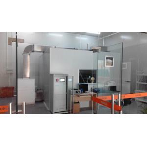 China 50Hz Air Flow Test Equipment 1Kw Air Cleaner 30M³ Chamber Equipped With Glass supplier