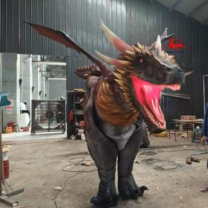 China Animatronic Realistic Dragon Costume For Indoor / Outdoor supplier