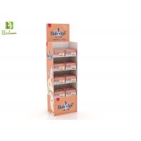 China Advertising Cardboard POS Display , 3 Tier Printed Cardboard Display Stands on sale