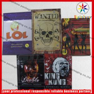 China Foil Top k Bags Herbal Incense Packaging Potpourri 4g 10g supplier
