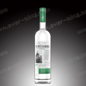 Extra Premium Flint Silk Spirits Liquor Vodka Glass Bottle