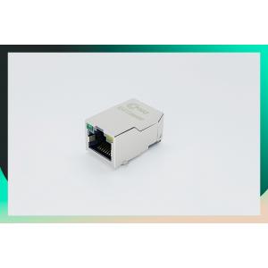 RMT-462A-12F6-GY 25.4L 100 Base-T RJ45 connector with integrated magnetics G/Y LEDs