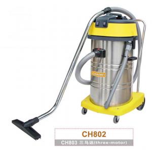 China Powerful 80L Wet And Dry Vacuum Cleaner / Room Service Equipment With Stainless Steel Bag Tank supplier