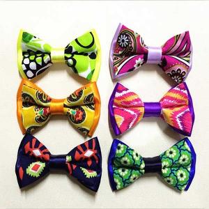 China Pre Tied Adjustable Ribbon Bow Crafts Handmade Mixed Assorted Color wholesale