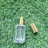China 30ML Perfume Bottle Spray High-End Rectangular Perfume Bottle Screw Mouth Perfume Glass Bottle In Stock wholesale