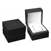 China Luxury PU Leather Wooden Watch Box Dustproof Eco - Friendly With Metal Frame on sale