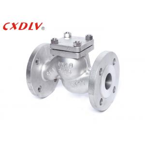 Durable Globe Stop Lifting Check Valve Flange Connection Style