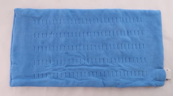 Microplush Polyester Blue Heating Pad With Overheating Protection