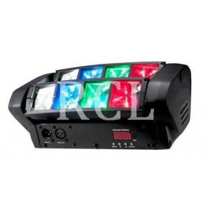 China 8X3w CREE RGBW Mini Sipder Moving Head Stage DJ Light Ri-Color Lighting supplier