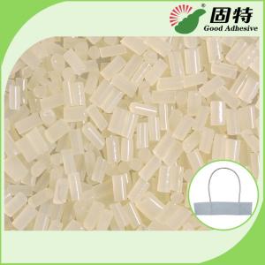 China EVA White granule For Paper Rope Handle Hot Melt Glue Adhesive  Paper Handbags Wrist rope EVA hot melt adhesive supplier