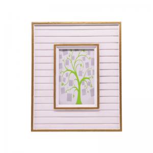 Decorative Table Top Picture Frames Solid Wood Eco - Friendly Customized Color