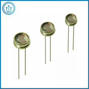 China Metal Case 10K OHM PIR Sensor Module 8mm Light Dependent Resistor Metal Case supplier