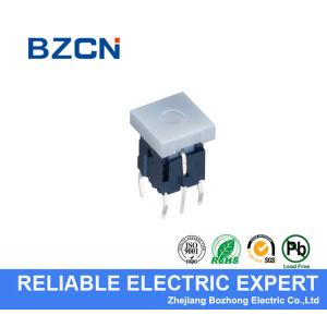 China Blue LED Light Momentary Push Switch / LED Illuminated Push Button Switch supplier
