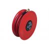 China Red Hose Reel Disc With Fire Hose Reel Nozzle Plastics Powder Coating wholesale