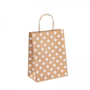 China Retail Hard Kraft Paper Bag Customized Your Own Logo Gift Bag Luxury Shopping Bag supplier