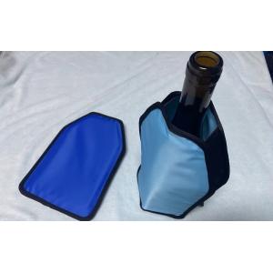 China Blue Color Anti Freezing Wine Cool Gel Bottle Chill Cooler 23 X 16cm supplier