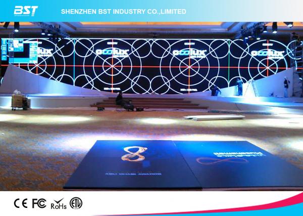 High Brightness P7.62 Indoor Full Color Led Screen Video Wall Displays With 1/4