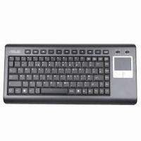 China 2.4GHz RF Wireless Mini Keyboard with Touchpad Mouse, Used for Media, HTPC, Multi-language Available on sale