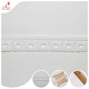 China Milky Lace Ribbon Trim Accessory 1.9cm Width For Lady Garment Diy Decoration supplier