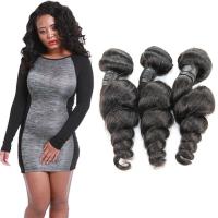 China Genuine 100 Loose Curly Hair Extensions , Loose Wave Weave Human Hair on sale