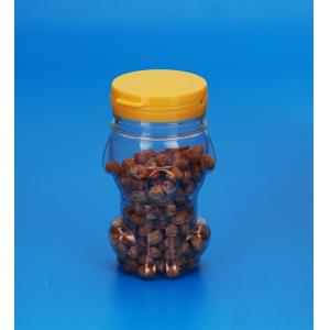 Small Capacity Clear Plastic Jars High Durability Dog Shape 48MM Caliber