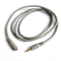 China Short 1.5meter 3meter Copper 3.5mm Male To Female Audio Cable on sale
