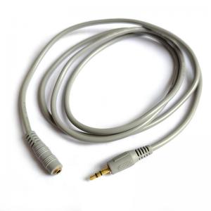 Short 1.5meter 3meter Copper 3.5mm Male To Female Audio Cable