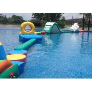 China Outdoor or indoor boot camp inflatable water obstacle course fit for water park energy challenge activities supplier