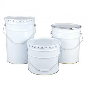1 Gallon To 6 Gallon Metal Ink Tinplate Pails With UN Approved For Printing And Packaging