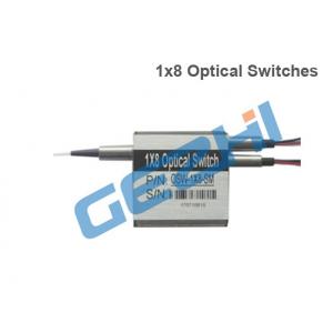 China Small Size 1x8 Mechanical Fiber Optic Switch Low Cross Talk With LC/UPC Connector wholesale