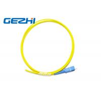 China SC UPC SM Simplex 3mm Patch Cord Accessories 1 Meter Yellow Optical Cable LSZH G.652D on sale