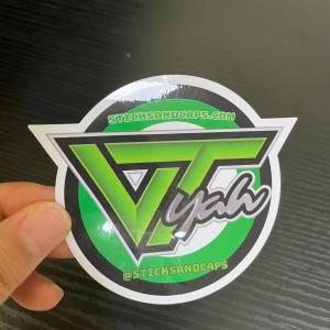 China Strong Adhesive Glossy Lamination PVC Vinyl Sticker Freezing Resistant supplier