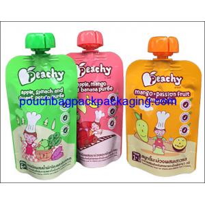China Custom juice spout pouch, Wholesale China Factory energy drink stand up spout pouch supplier