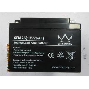 China Lead Acid Deep Cycle Gel Battery 12v 26ah Solar And Inverter And Ups Power wholesale