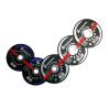 China GRASSLAND 4 Inch Inox Grinding Discs with Monocrystalline Fused Alumina 100mm X 3.2mm X 16mm wholesale