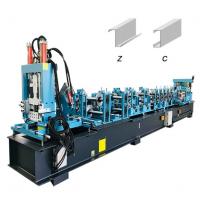 China Automated CZ Purlin Roll Forming Machine Stud And Track Cold Roll Former  5.5kw on sale
