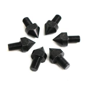 Black Steel CNC Machining Parts Fastener Screws Cutting Milling Turning CNC Services