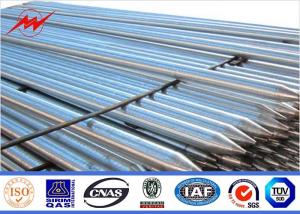 China Tensile Strength Copper Bonded Earth Rod / Ground Rod With All Kinds Clamps on sale 