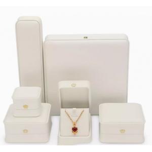 China PMS Jewelry Packaging Box Velvet Leather Jewelry Boxes Biodegradable supplier