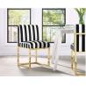 Stainless Steel Gold Wedding Reception Chairs Paris Design Custom Made