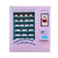 8 Shelves Sprinkles Cupcake Vending Machine With Elevator And Refrigerator