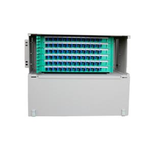 China 19 Inch Fixed Type 72 Cores SCUPC 3U Fiber Optic Distribution Unit supplier