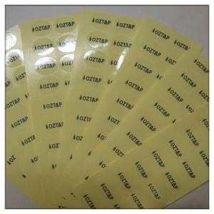 Custom Printed Roll  Adhesive Paper/PVC Label, Transparent clear pvc label,clear adhesive pvc sticker label