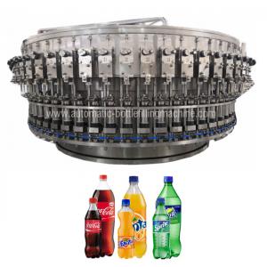 China High Speed Automatic Bottle Filling Machine Fizzy Drink , Sparkling Water Packaging wholesale